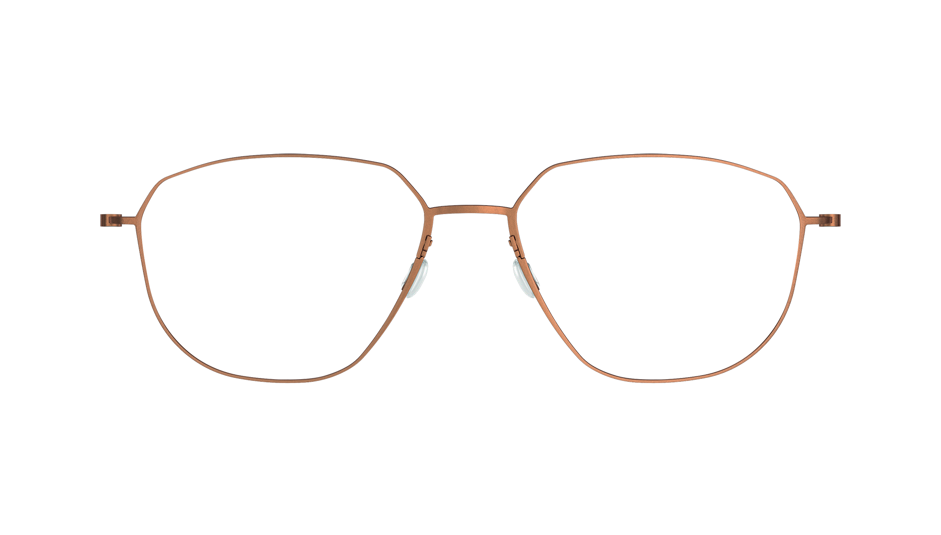 LINDBERG thintanium, Modell 5505, Herrenbrille mit abgerundeten Ecken in Kupfer PU12