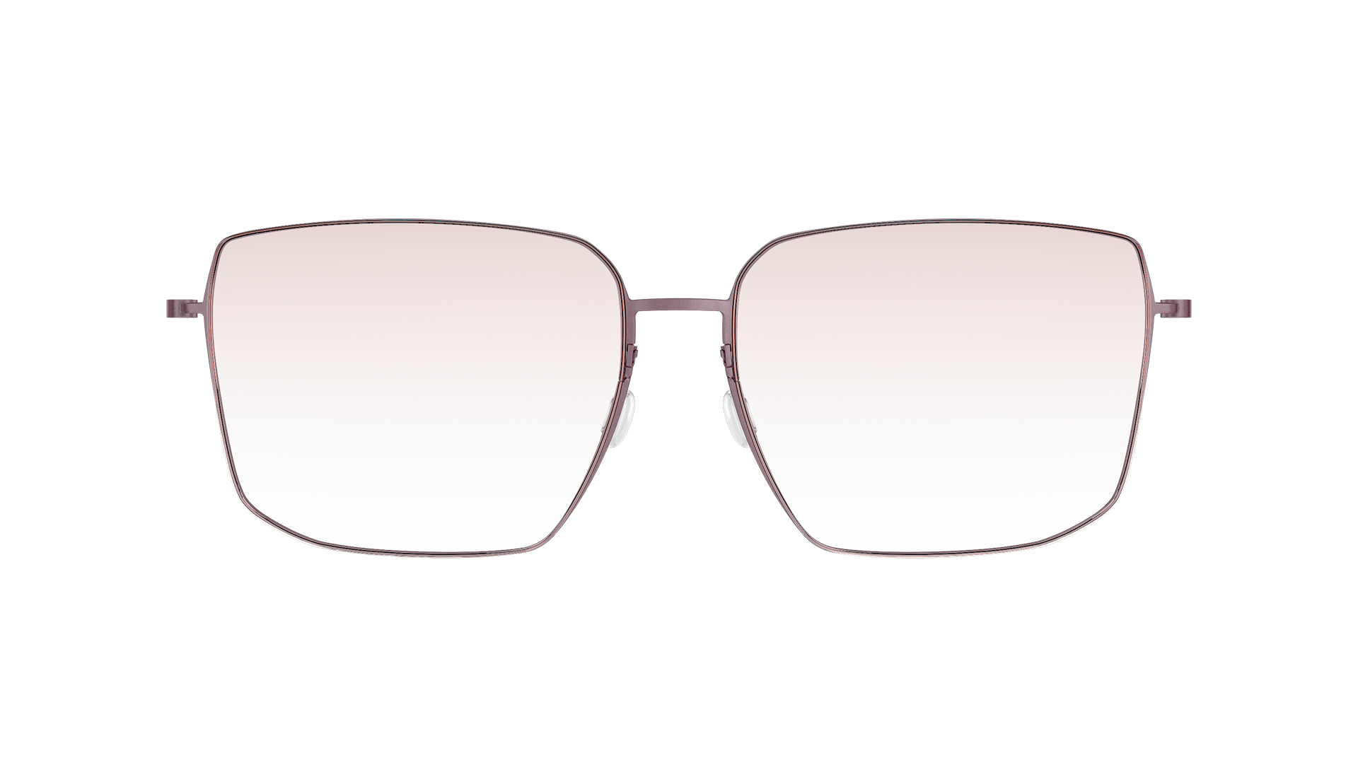 LINDBERG thintanium, Modell 5511 U14, eckige Titanbrille mit braun getönten Gläsern, SL89