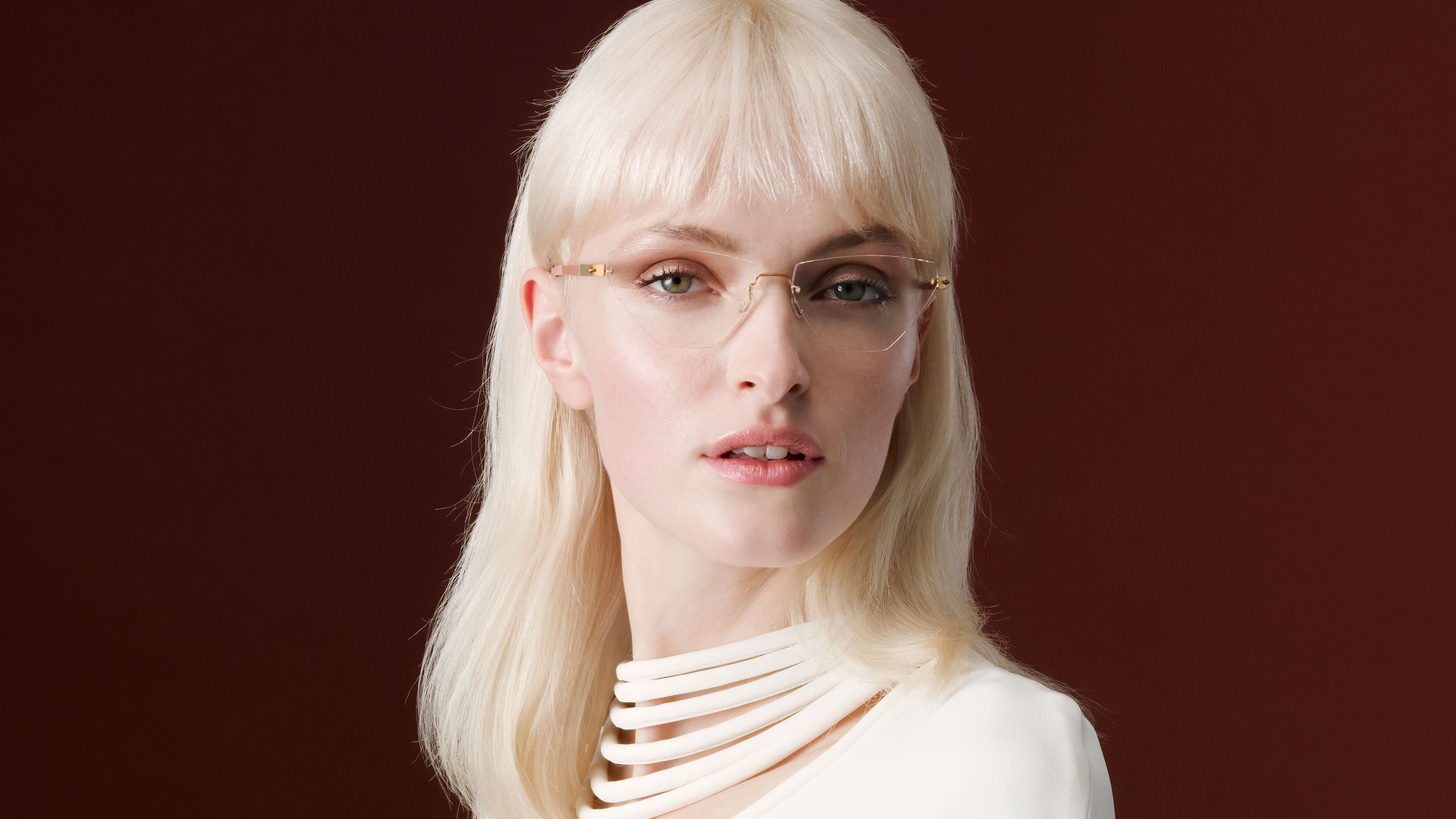 LINDBERG women’s cat eyeglasses in Spirit titanium model 2406