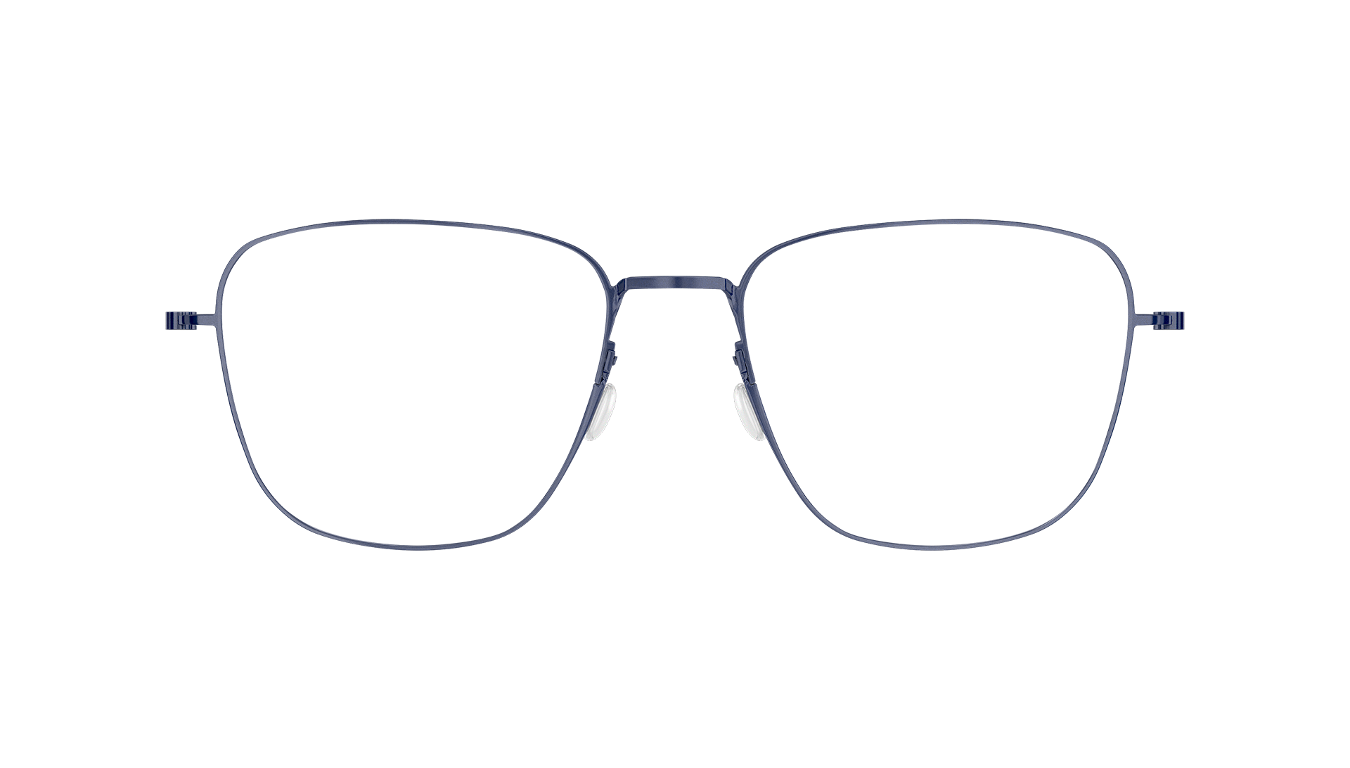 LINDBERG thintanium, Modell 5506, Titanbrille für Herren mit abgerundeten Ecken in Graublau PU13